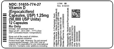 Label (51655 774 27   Rev B 02 23)